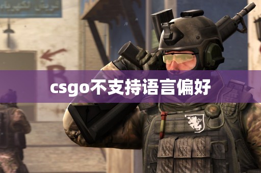 csgo不支持语言偏好