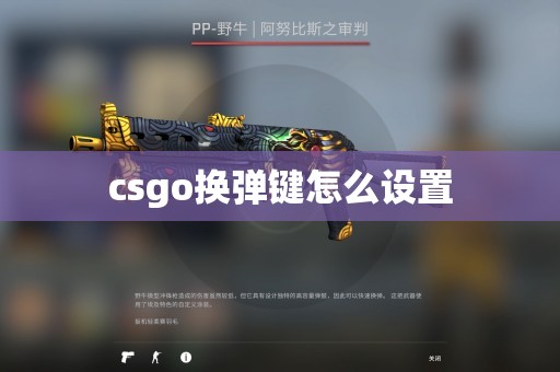 csgo换弹键怎么设置