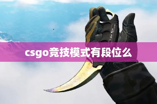 csgo竞技模式有段位么