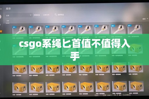 csgo系绳匕首值不值得入手