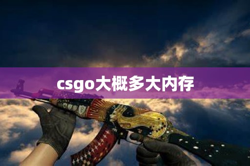 csgo大概多大内存