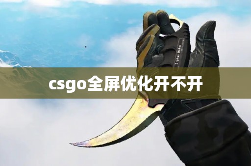 csgo全屏优化开不开