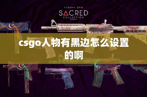 csgo人物有黑边怎么设置的啊