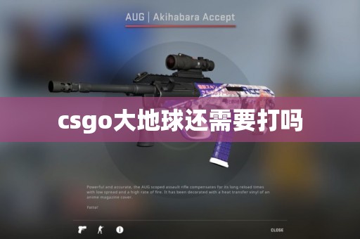 csgo大地球还需要打吗