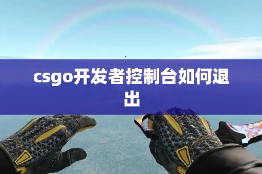 csgo开发者控制台如何退出