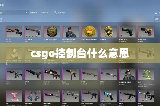 csgo控制台什么意思