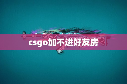 csgo加不进好友房