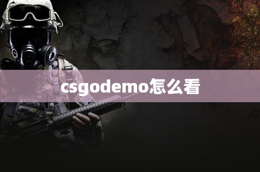 csgodemo怎么看