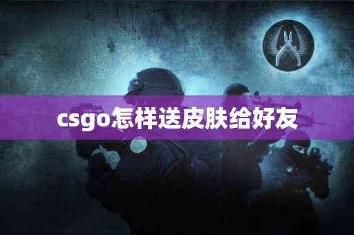 csgo怎样送皮肤给好友