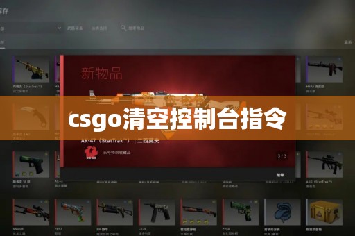 csgo清空控制台指令