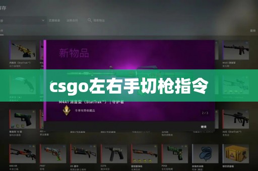 csgo左右手切枪指令