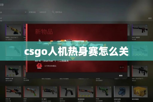 csgo人机热身赛怎么关