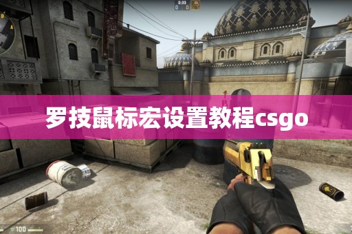 罗技鼠标宏设置教程csgo