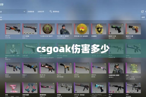 csgoak伤害多少