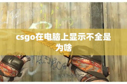 csgo在电脑上显示不全是为啥