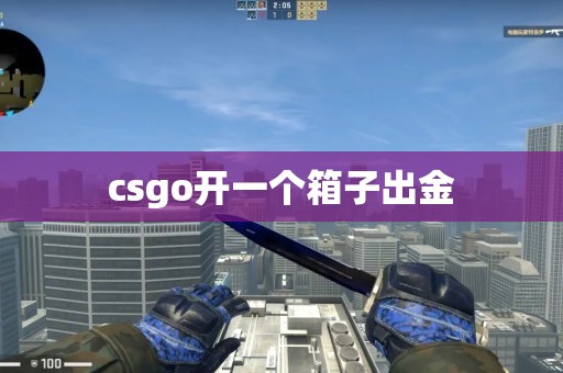 csgo开一个箱子出金