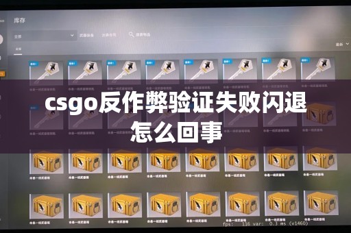 csgo反作弊验证失败闪退怎么回事