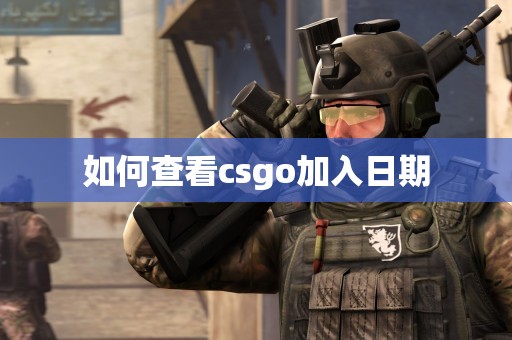 如何查看csgo加入日期