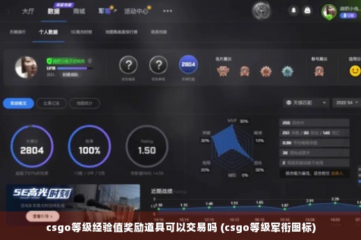 csgo等级经验值奖励道具可以交易吗 (csgo等级军衔图标)