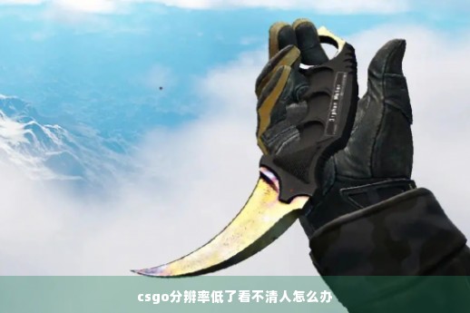 csgo分辨率低了看不清人怎么办