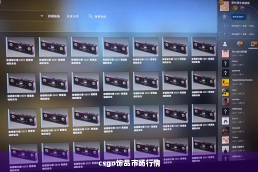 csgo饰品市场行情