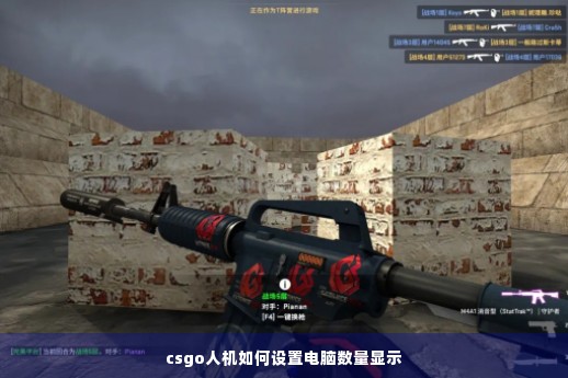 csgo人机如何设置电脑数量显示