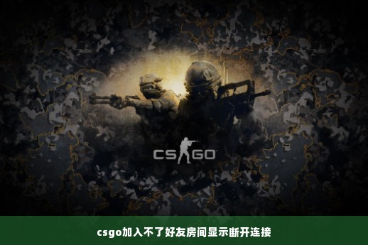 csgo加入不了好友房间显示断开连接