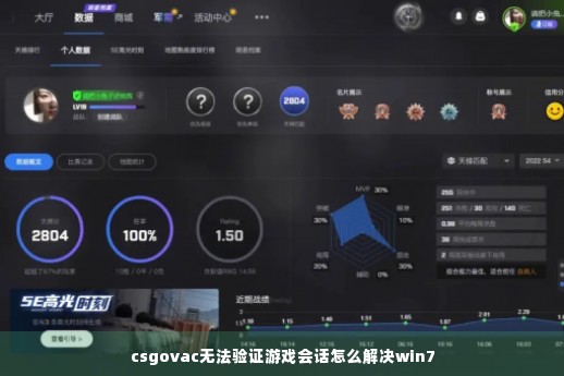 csgovac无法验证游戏会话怎么解决win7