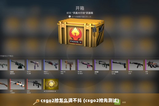 csgo2抢怎么调不抖 (csgo2抢先测试)