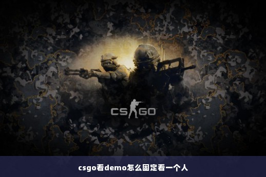 csgo看demo怎么固定看一个人