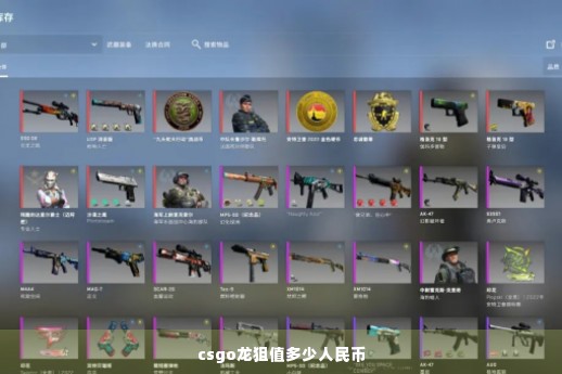 csgo龙狙值多少人民币