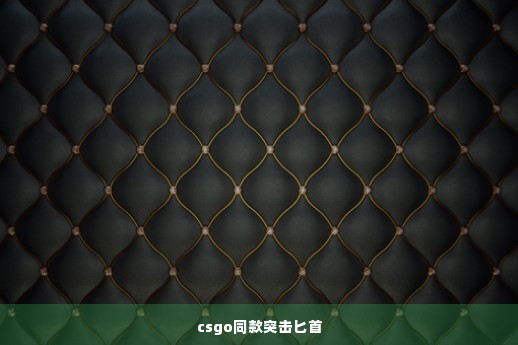 csgo同款突击匕首