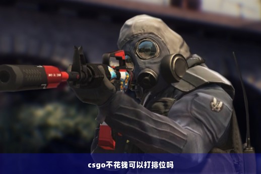 csgo不花钱可以打排位吗