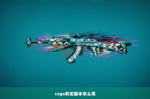 csgo的宏脚本怎么用