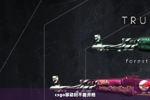 csgo移动时不能开枪