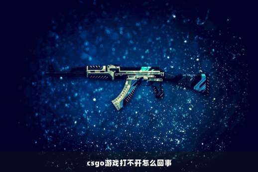 csgo游戏打不开怎么回事