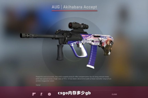 csgo内存多少gb