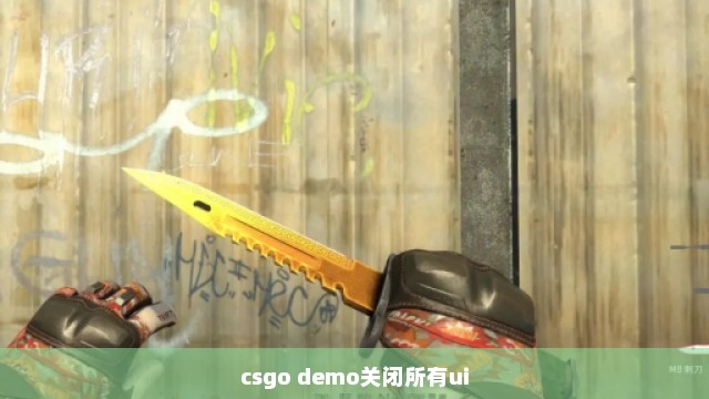 csgo demo关闭所有ui