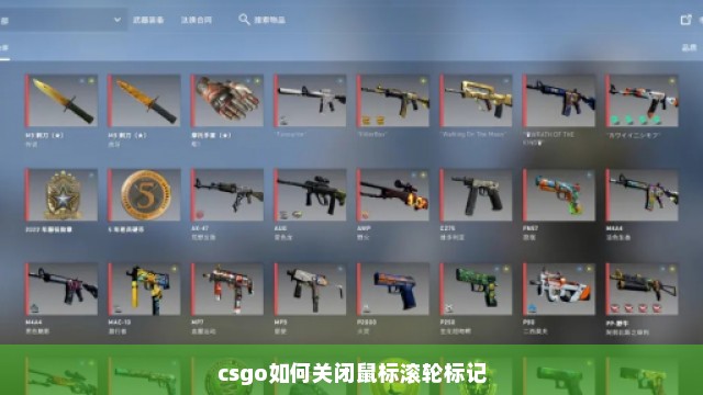 csgo如何关闭鼠标滚轮标记