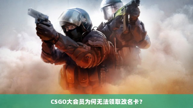 CSGO大会员为何无法领取改名卡？