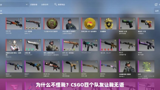 为什么不怪我？CSGO四个队友让我无语