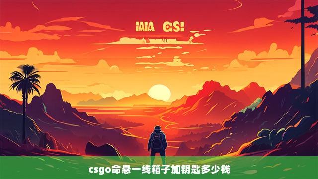 csgo命悬一线箱子加钥匙多少钱