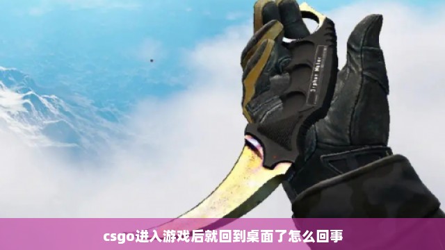 csgo进入游戏后就回到桌面了怎么回事