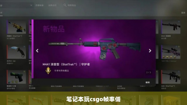 笔记本玩csgo帧率低