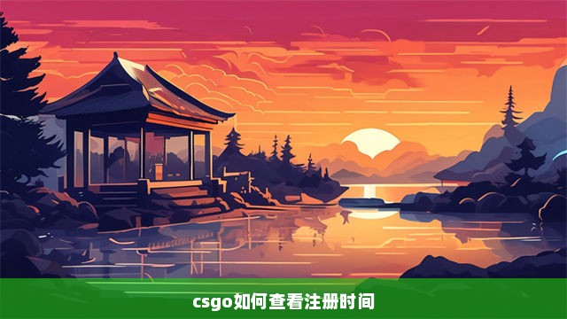 csgo如何查看注册时间