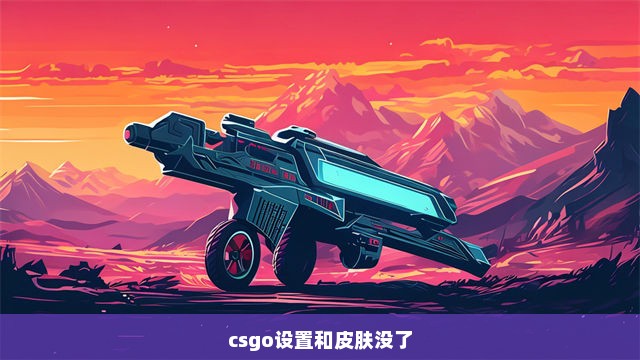 csgo设置和皮肤没了