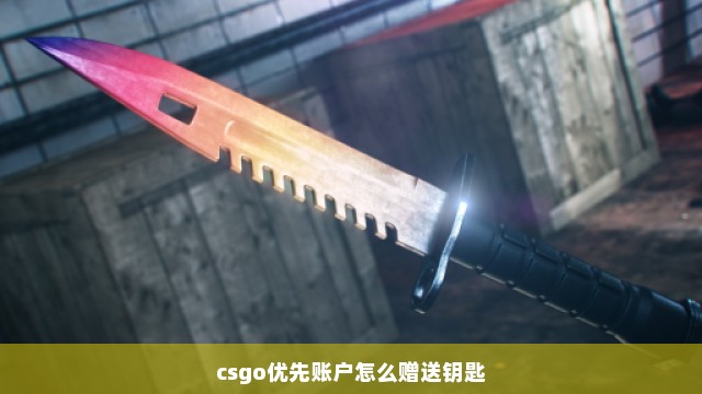 csgo优先账户怎么赠送钥匙