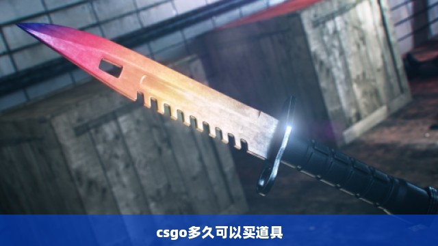 csgo多久可以买道具