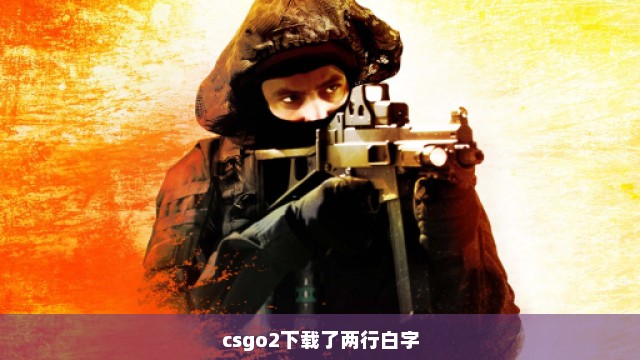 csgo2下载了两行白字