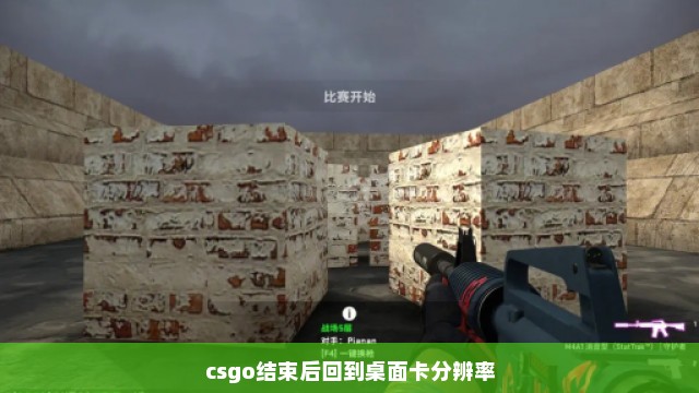 csgo结束后回到桌面卡分辨率